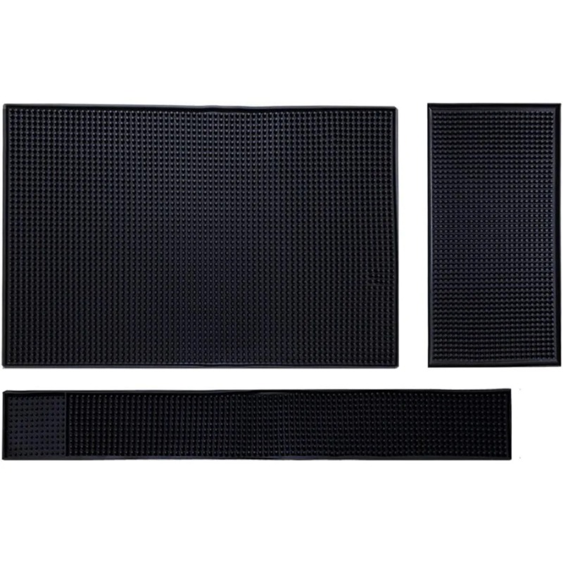 Bar Mat Rubber Dish Drying Mat - Home Bar Setup reseña y precio