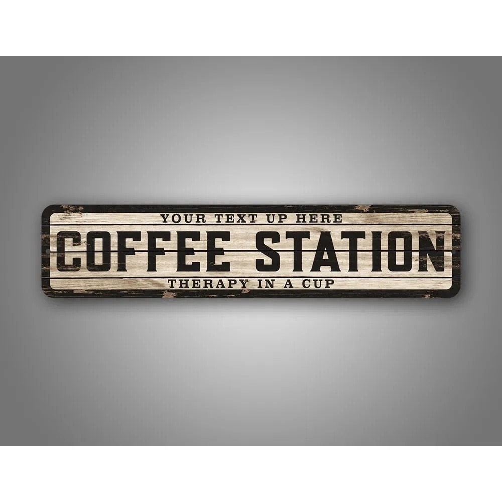 Custom Text Logo Weathered Woo - Home Bar Setup reseña y precio
