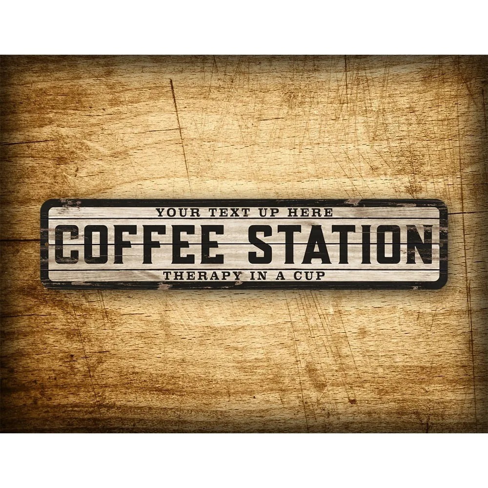 Custom Text Logo Weathered Woo - Home Bar Setup reseña y precio