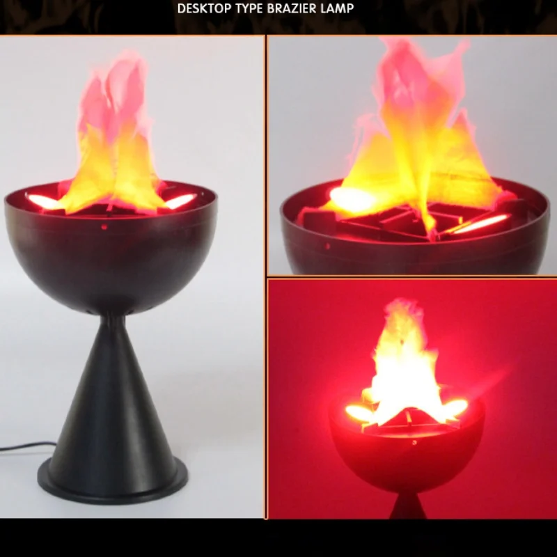 3D Fake Flame Lamp Simulation  - Home Bar Accessories reseña y precio