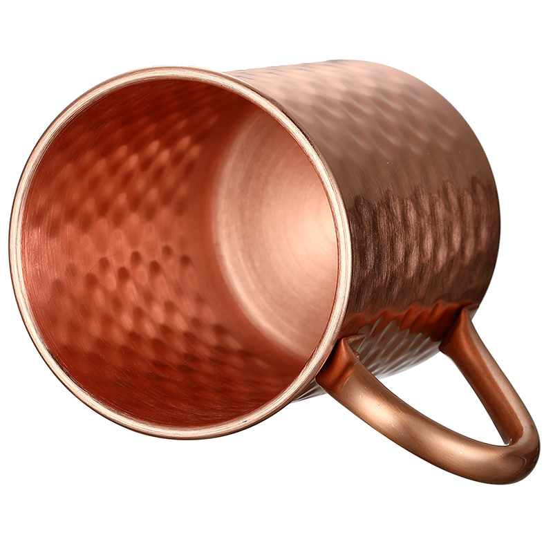 Hammered Copper Plated Stainle - Mule Copper Mug reseña y precio