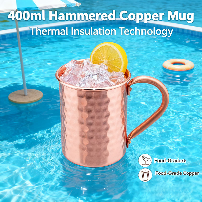 New 100% Copper Cups Pure Soli - Mule Copper Mug reseña y precio
