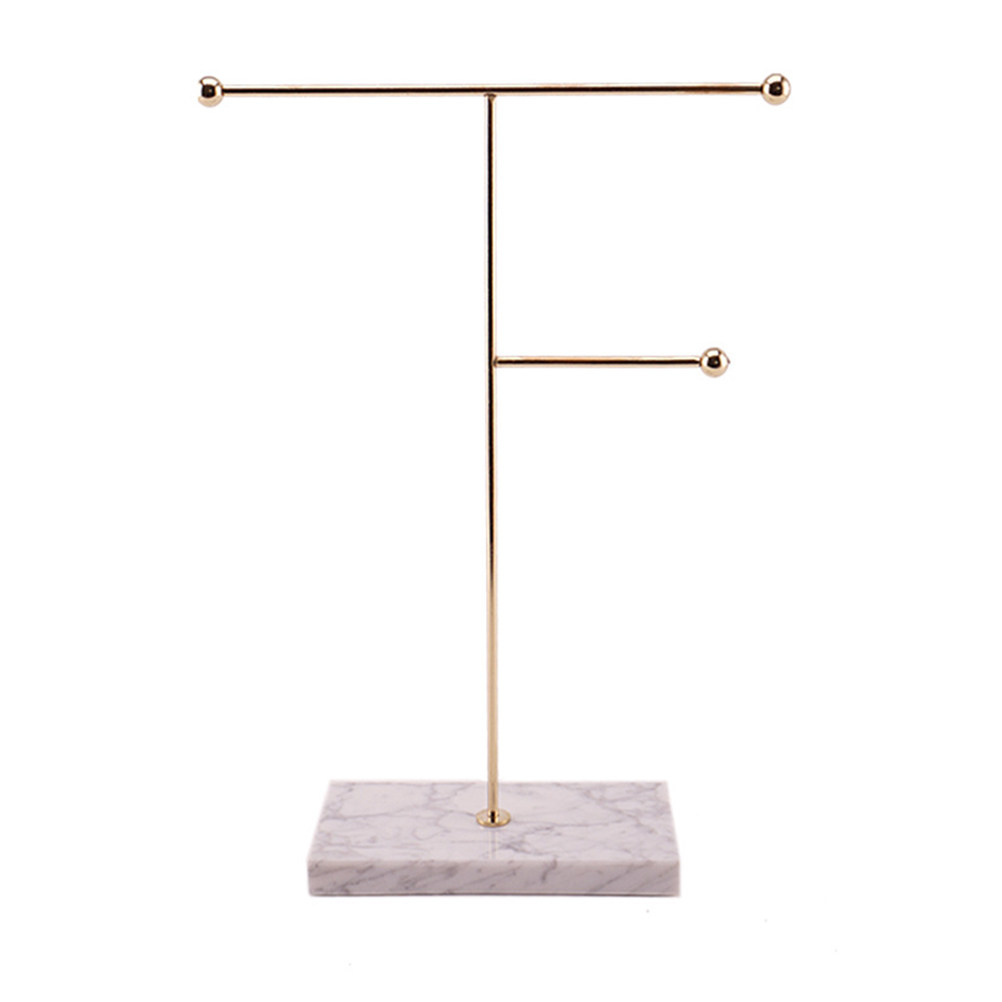 Marble Base T-Bar Jewelry Hold - Home Bar Stand reseña y precio