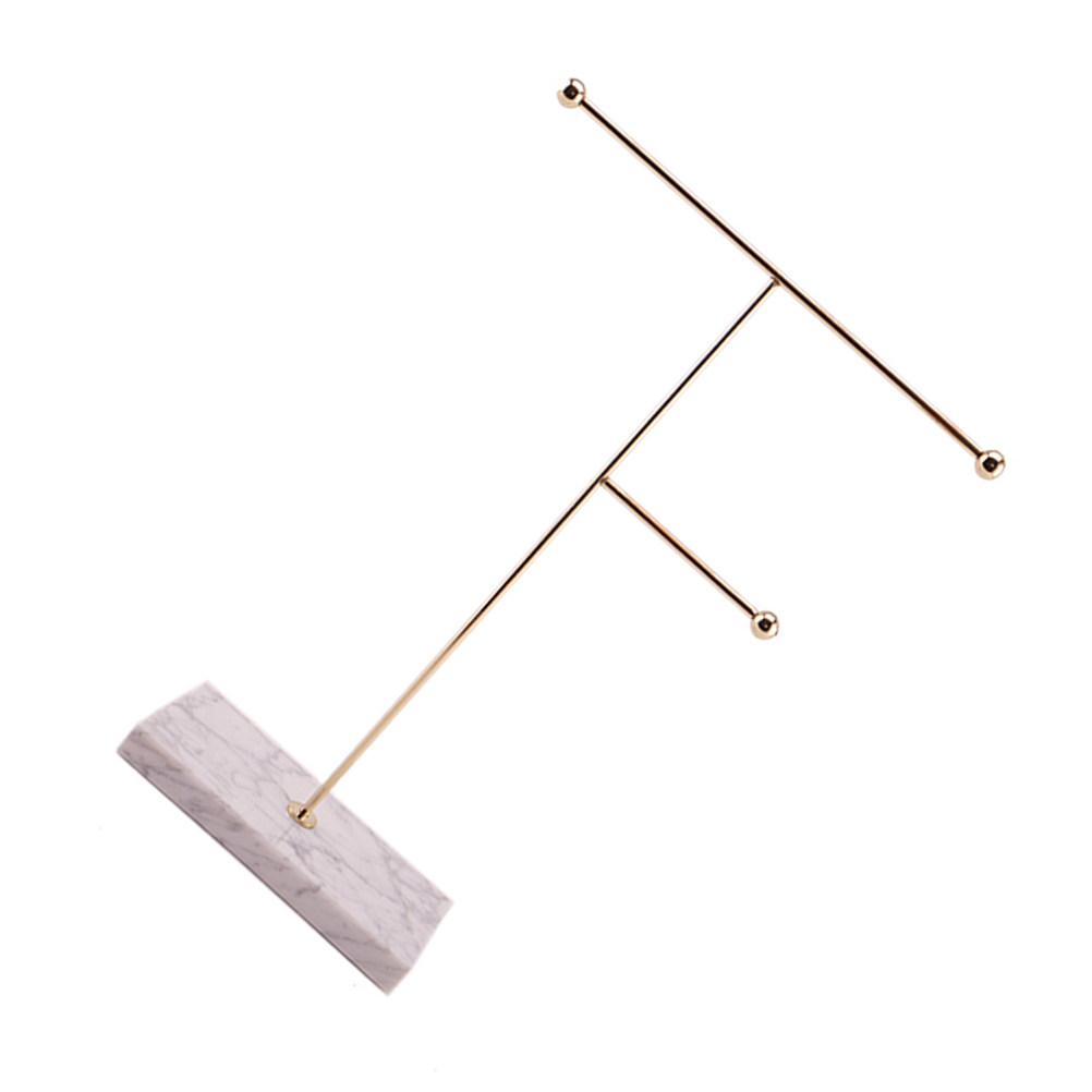 Marble Base T-Bar Jewelry Hold - Home Bar Stand reseña y precio