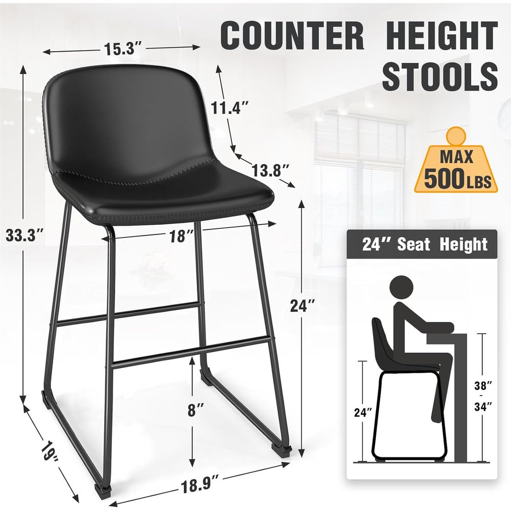 Counter Height Dining Chairs S - Home Bar And Counter reseña y precio