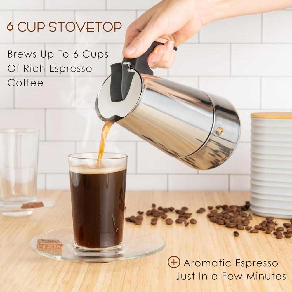 Portable Coffee Pot Stainless  - Home Barista reseña y precio