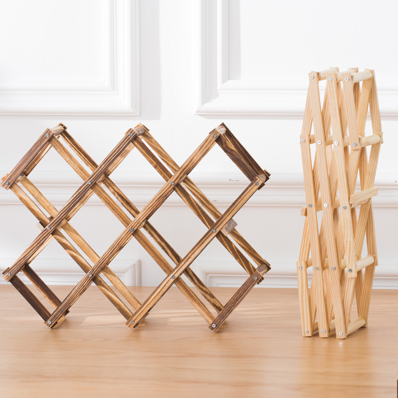 Wooden Double-layer Red Wine D - Home Bar Setup reseña y precio