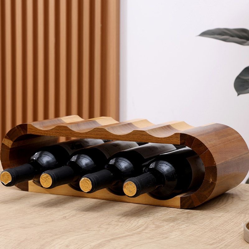 Wooden Double-layer Red Wine D - Home Bar Setup reseña y precio
