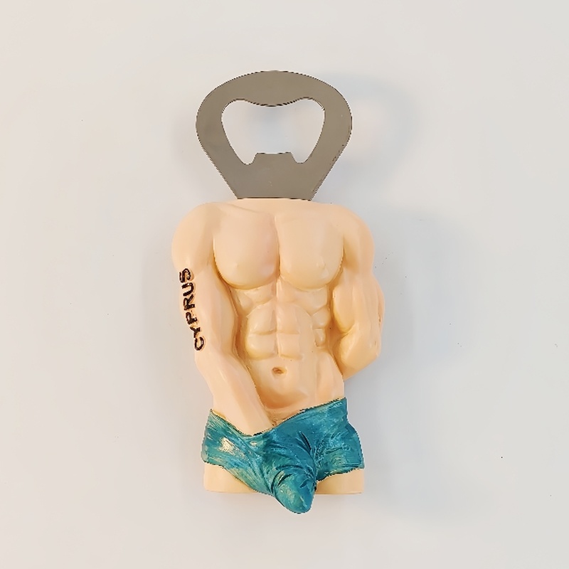 3d Muscle Man Magnetic Bottle  - Home Bar And Fridge reseña y precio