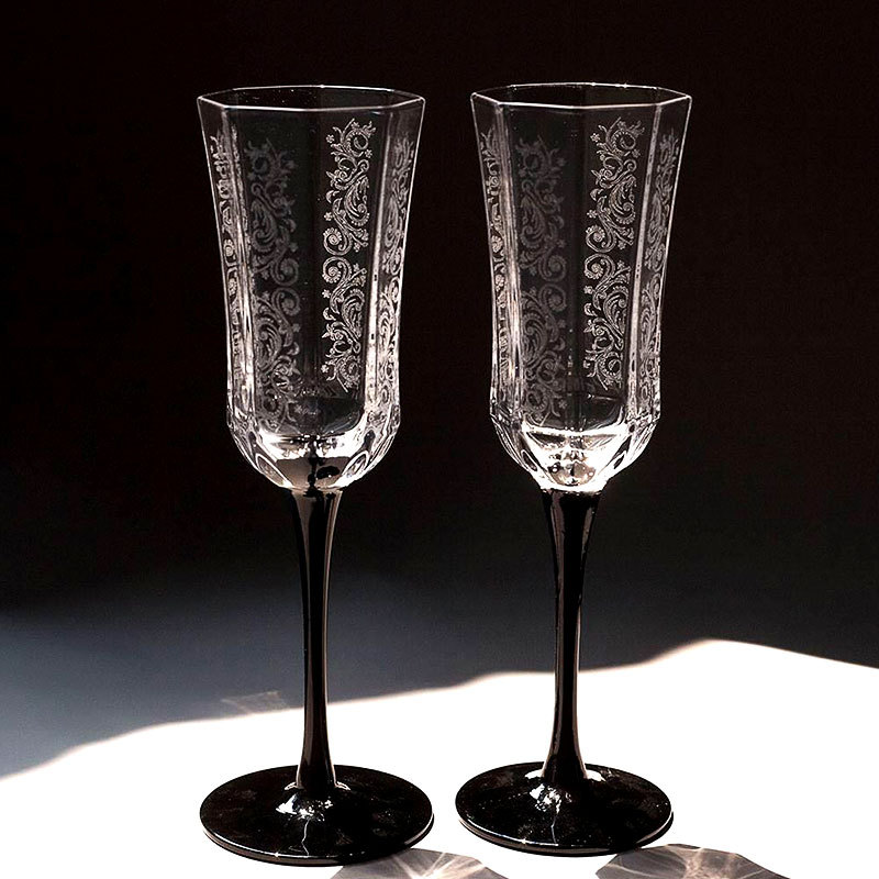 French Vintage Champagne Glass - Old Fashioned Glass reseña y precio