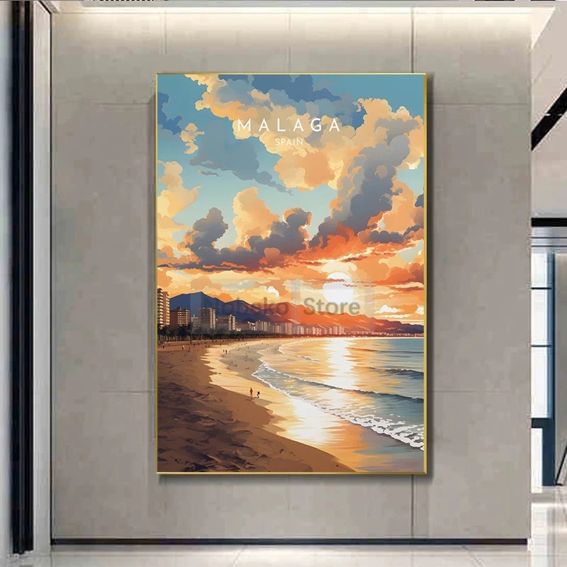 Spain Travel Poster Barcelona  - Home Barcelona reseña y precio