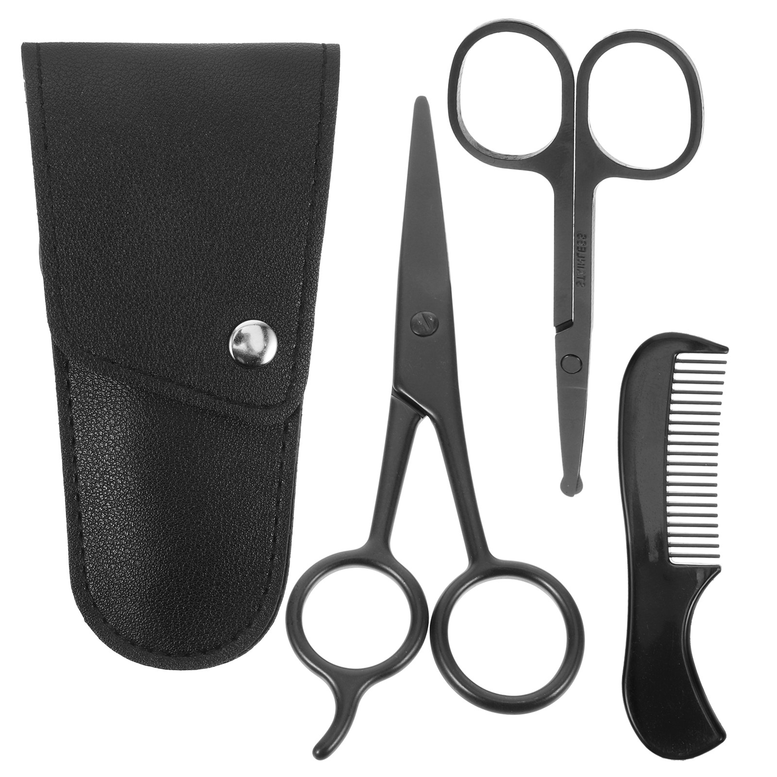 1Set Beard Shears Kit Stainles - Home Barbershop reseña y precio