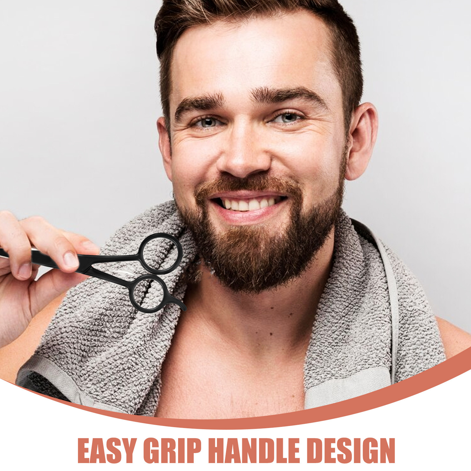 1Set Beard Shears Kit Stainles - Home Barbershop reseña y precio