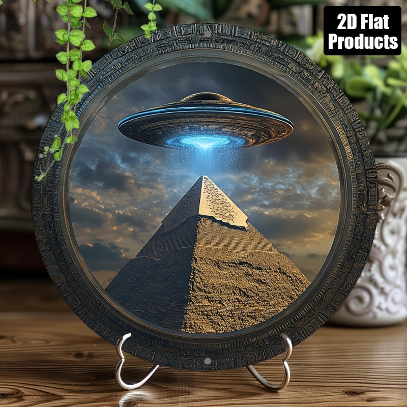 Pyramid UFO Theme Round Alumin - Home Bar Cafe reseña y precio