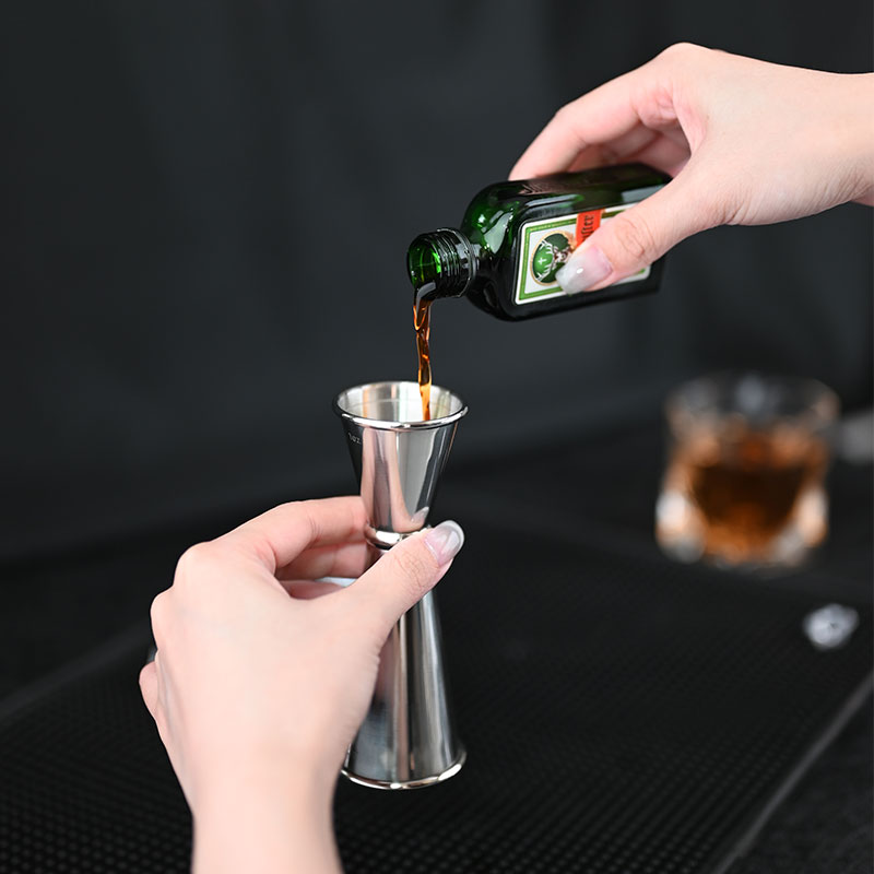Stainless Steel Double Jigger  - Bitters Bottle Set reseña y precio