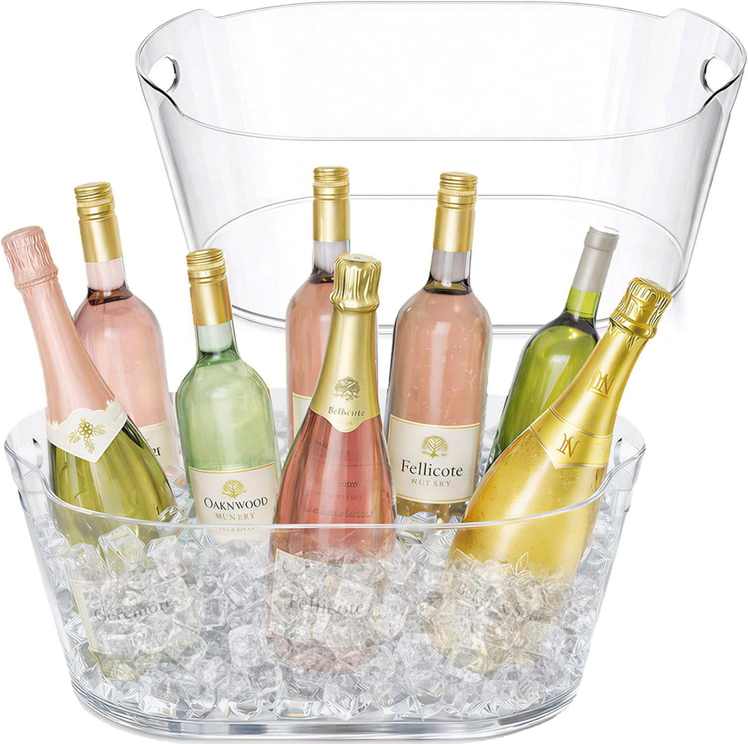 Lifewit 2 Pack 11.5L Clear Pla - Home Bar Accessories reseña y precio