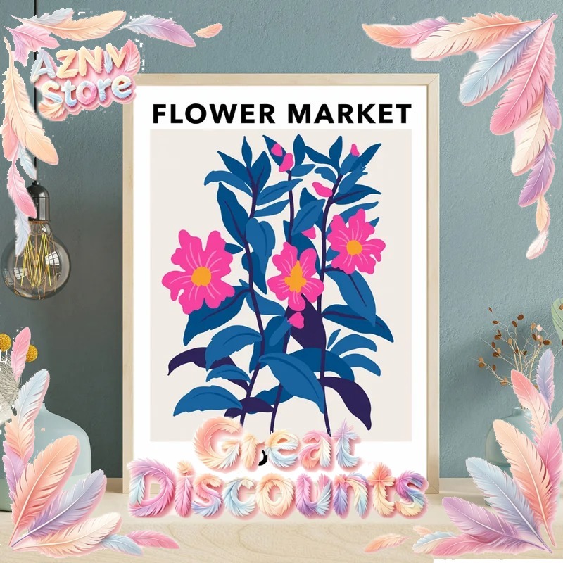 Flower Market Prints Poster Ba - Home Barcelona reseña y precio