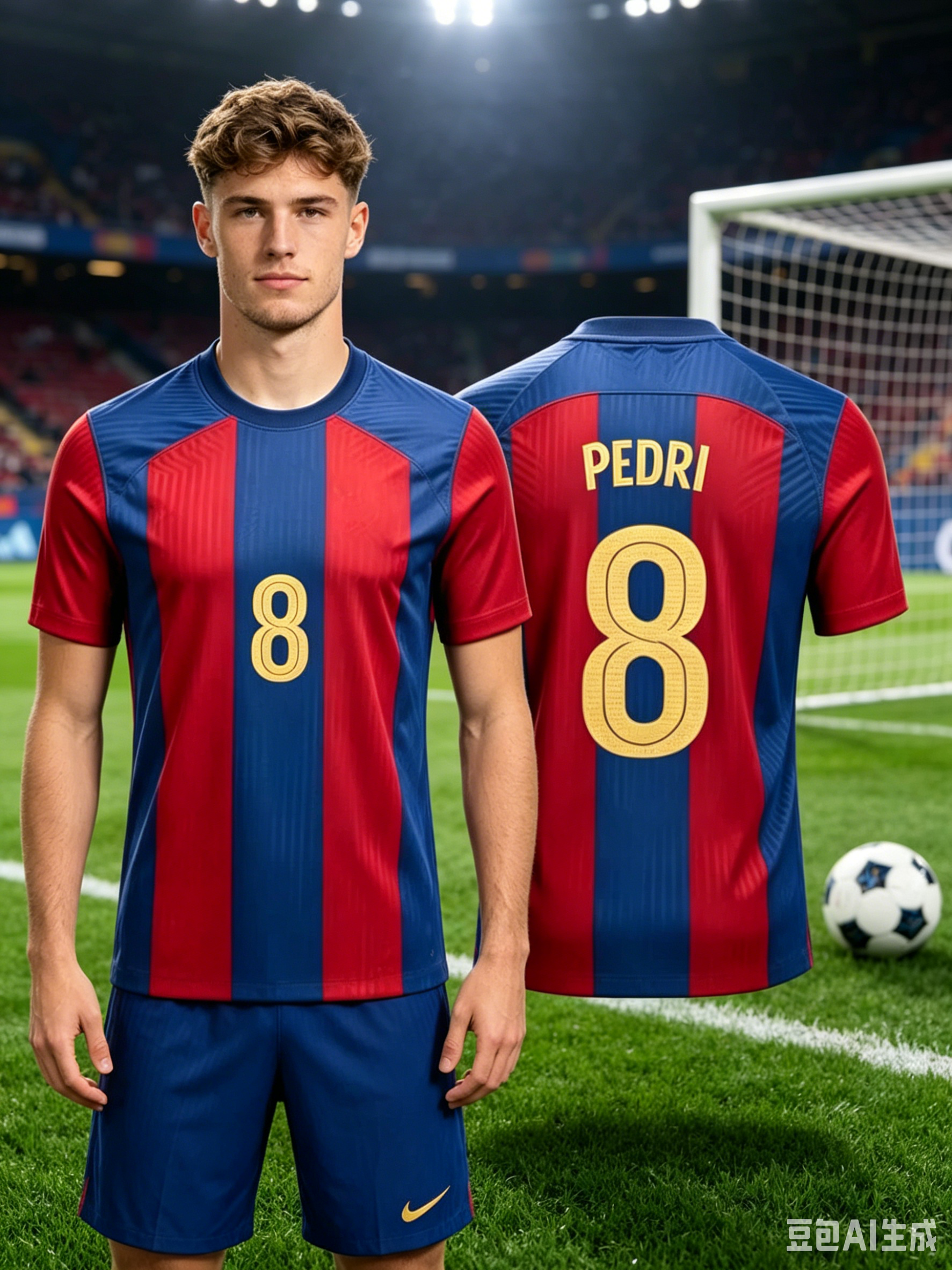 Pedri 8 Barcelona Home Soccer  - Home Barcelona reseña y precio