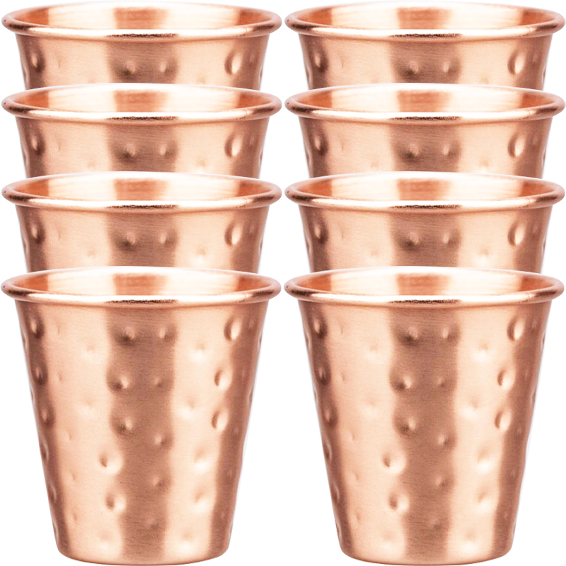 6cs 8Pcs New 100% Copper Cups  - Mule Copper Mug reseña y precio