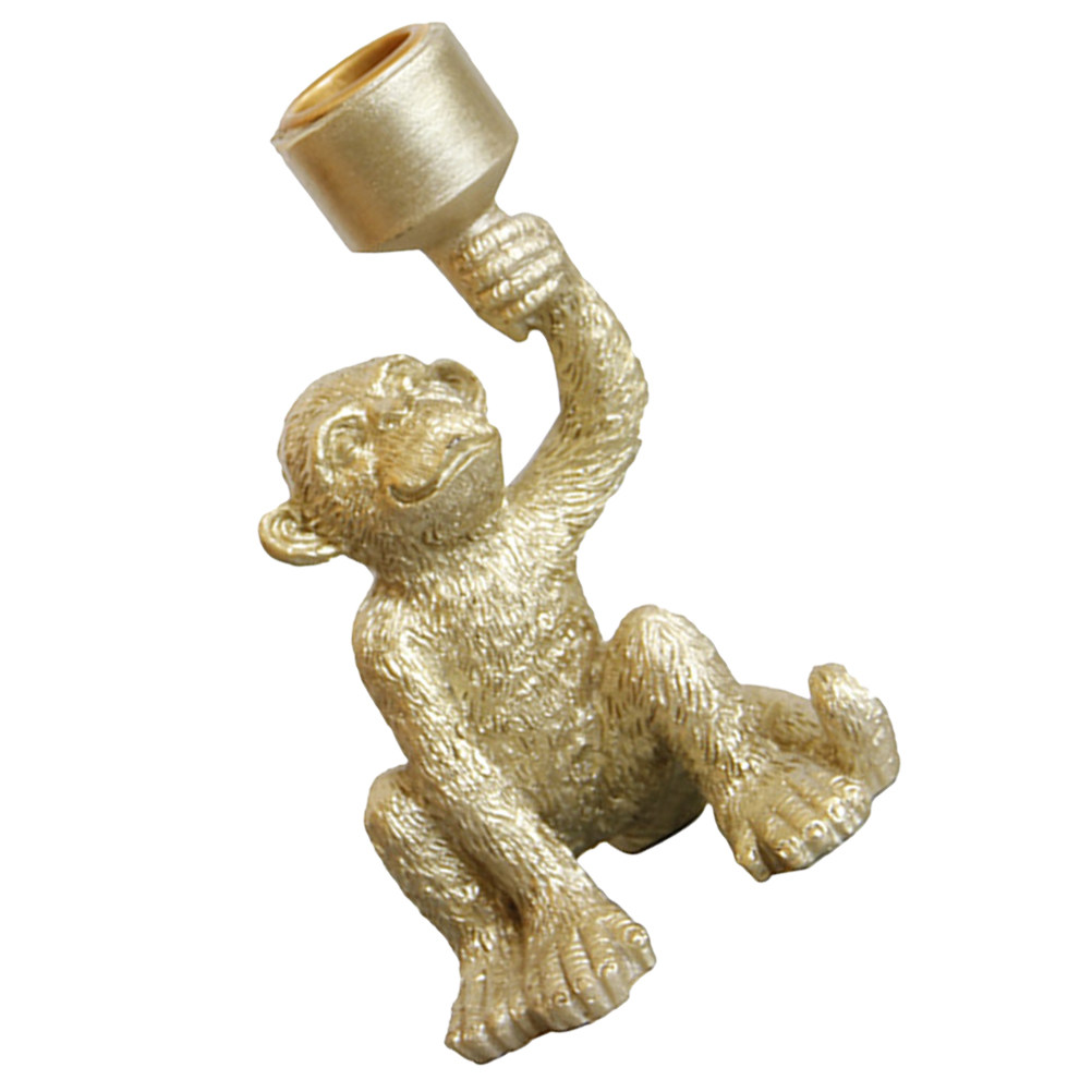 Resin Monkey Pillar Holder Des - Home Bar Stand reseña y precio