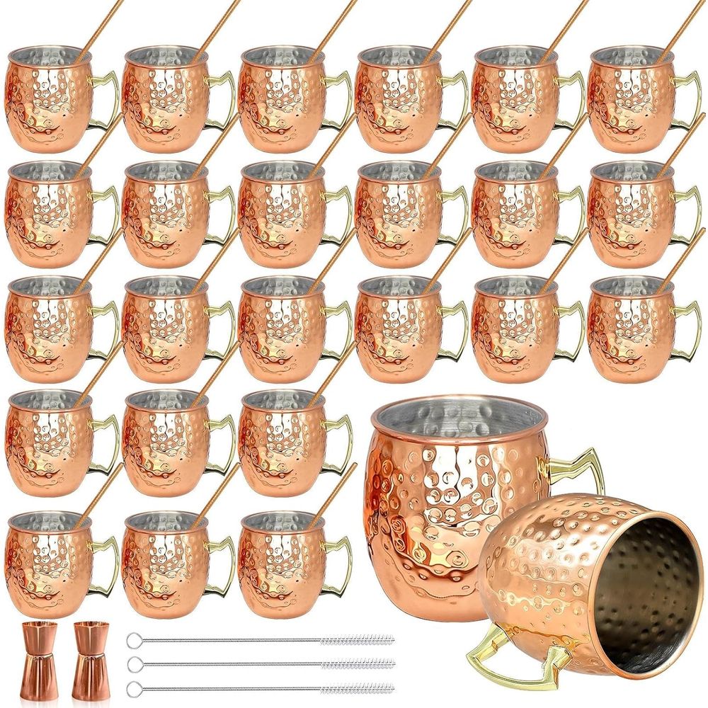 Moscow Mule Copper Mugs- Set o - Mule Copper Mug reseña y precio