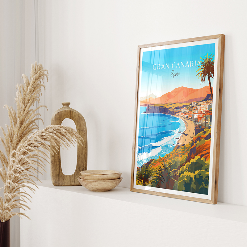 Spain Travel Poster Paris Gran - Home Barcelona reseña y precio