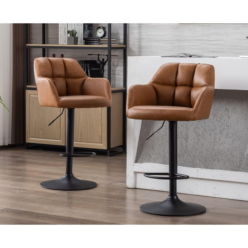 Set of 4 Adjustable Swivel Bar - Home Bar And Counter reseña y precio
