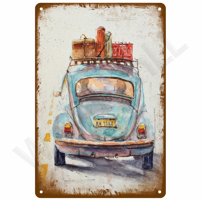 Vintage Metal Plate Tin Sign P - Home Bar Accessories reseña y precio