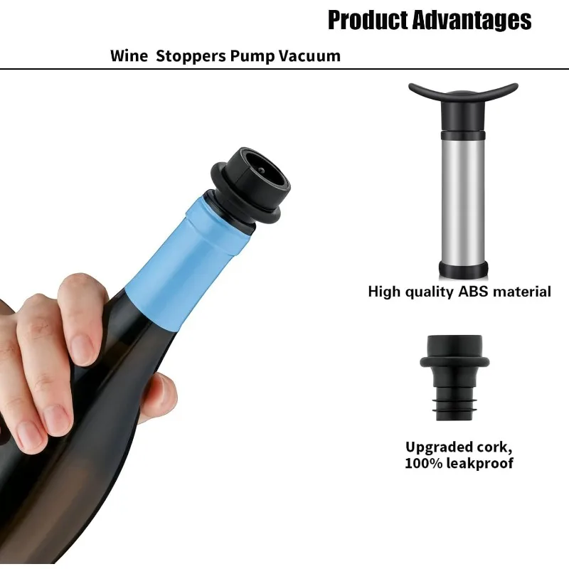 Wine Saver Vacuum Stoppers,Vac - Speed Pourer Cap reseña y precio