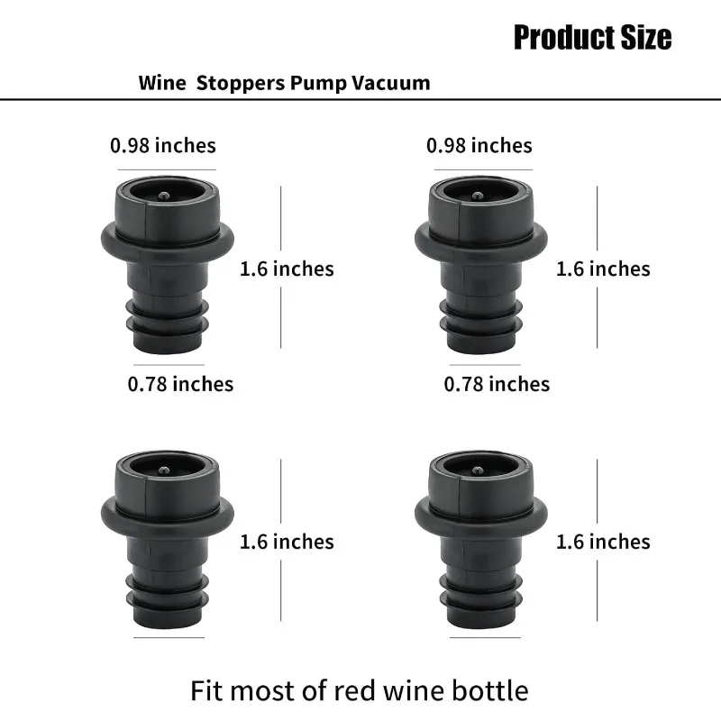 Wine Saver Vacuum Stoppers,Vac - Speed Pourer Cap reseña y precio