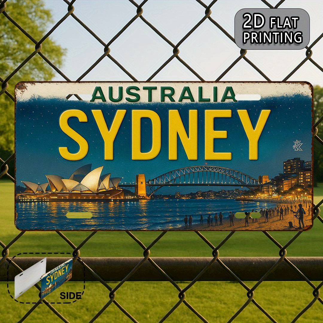 Australia Sydney License Plate - Home Bar Sydney reseña y precio