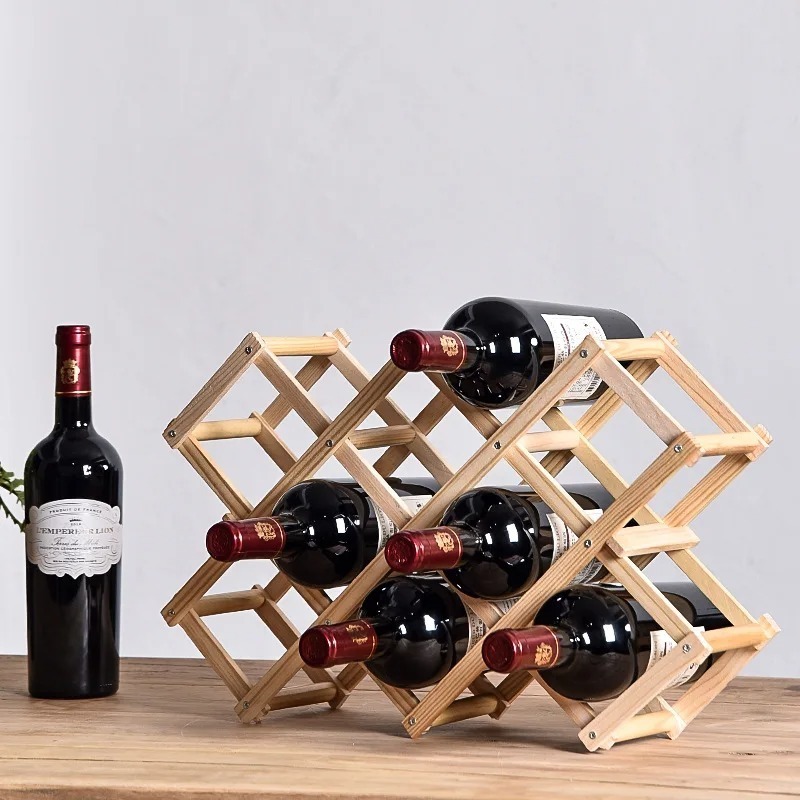 Stackable Wine Storage Shelves - Home Bar Shelf reseña y precio