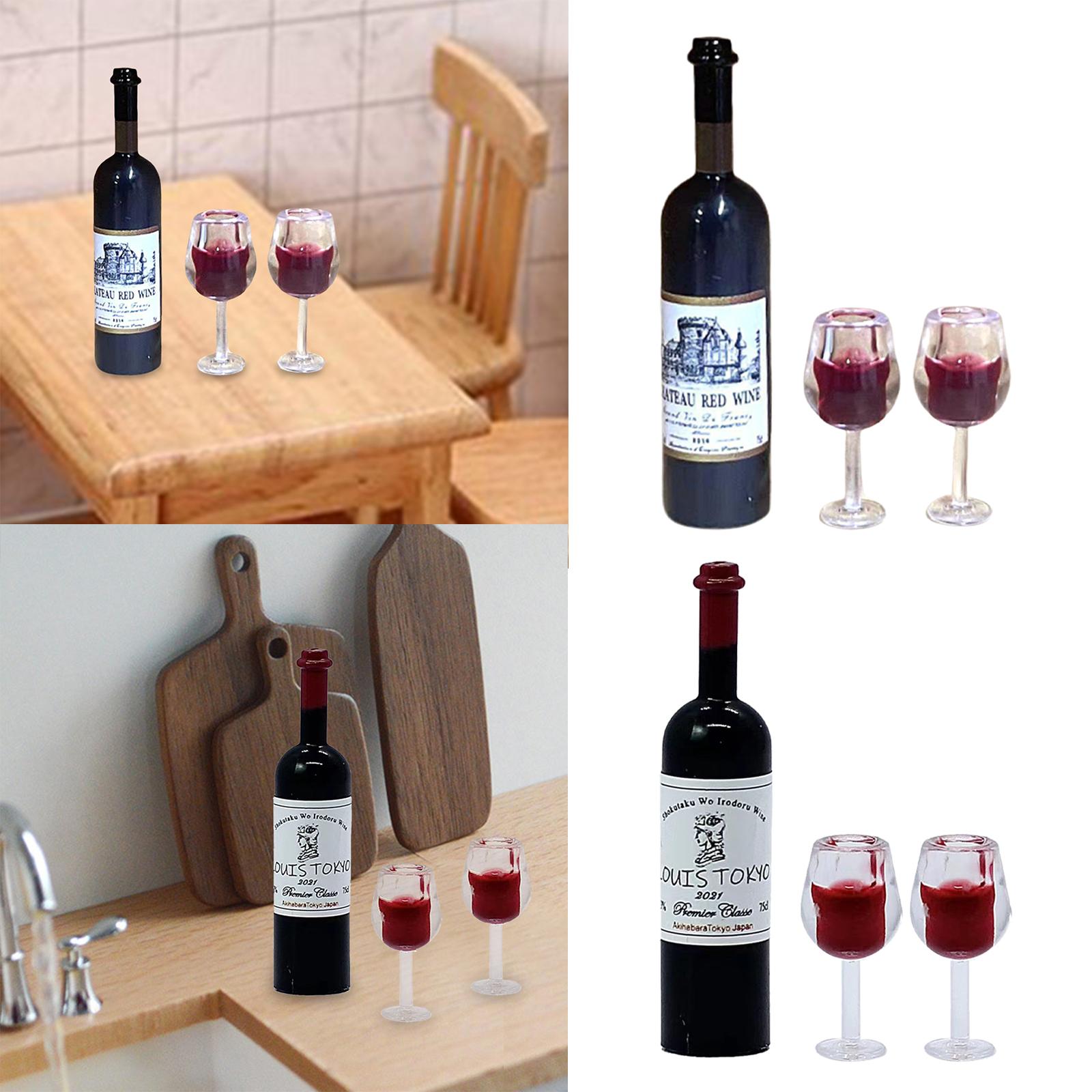 1/12 Scale Dollhouse Wine Bott - Home Bar Setup reseña y precio