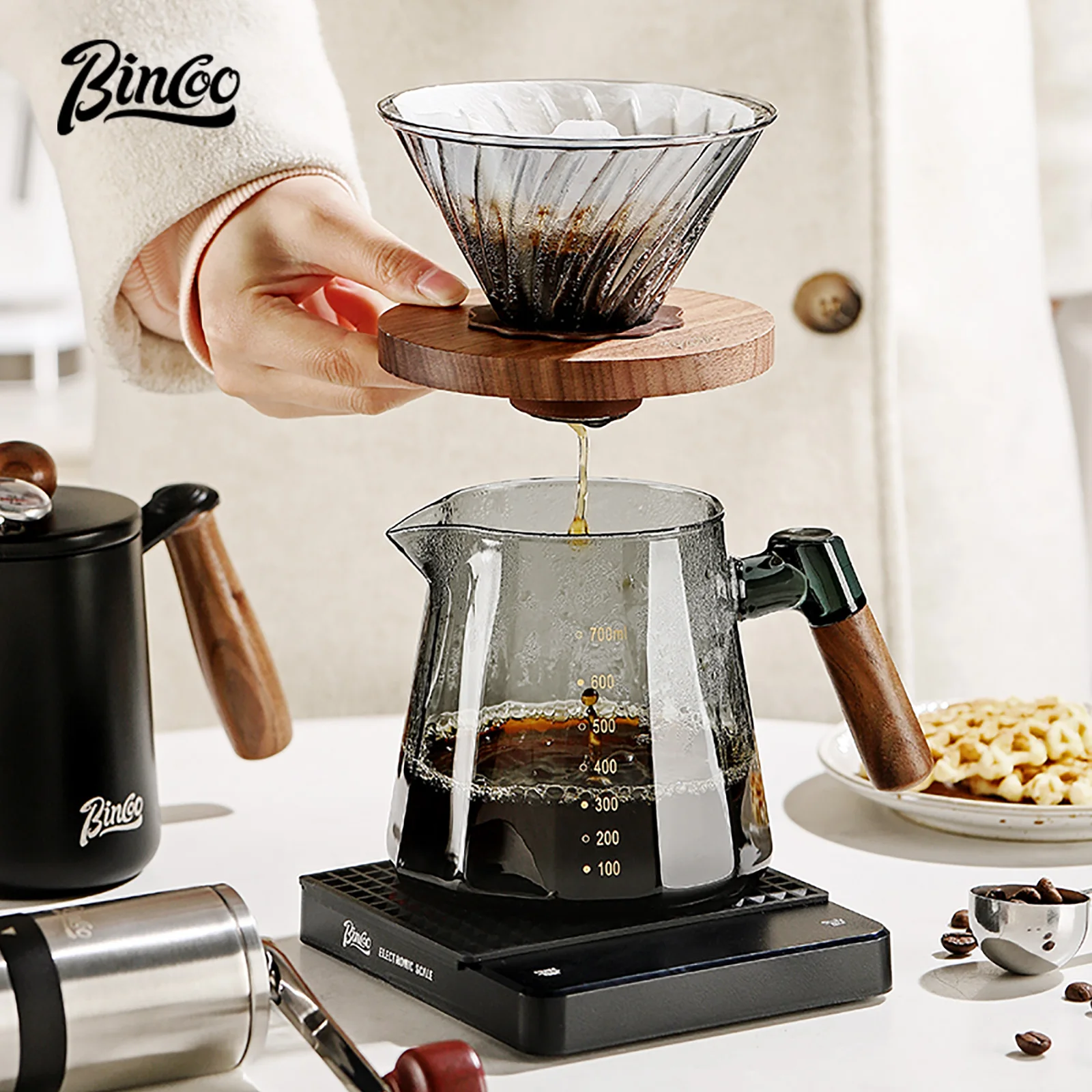 Bincoo 800ml Barista Pour Over - Home Barista reseña y precio