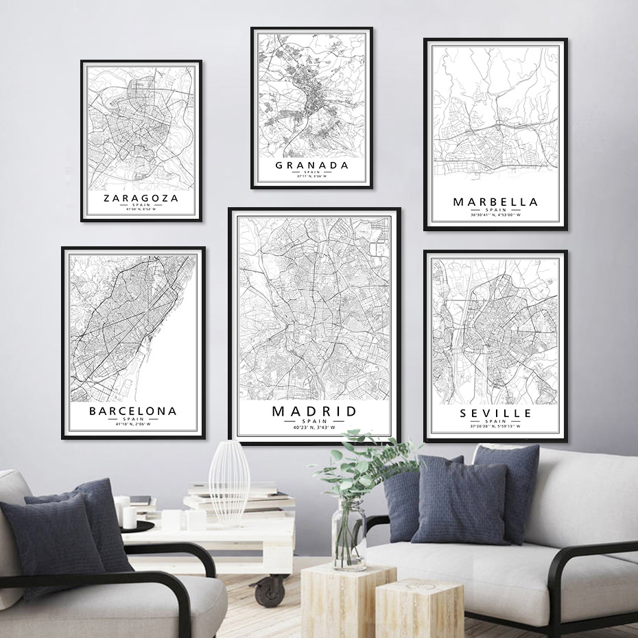 Minimalist Black White Spain C - Home Barcelona reseña y precio