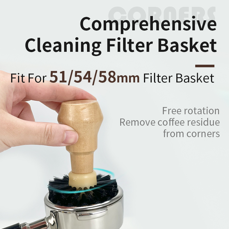 Coffee Brush Cleaner Solid Woo - Home Bar Supplies reseña y precio
