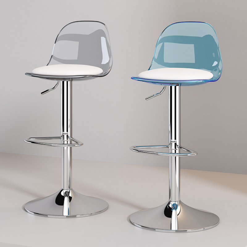 Acrylic Transparent Stool Heig - Home Bar Lounge reseña y precio