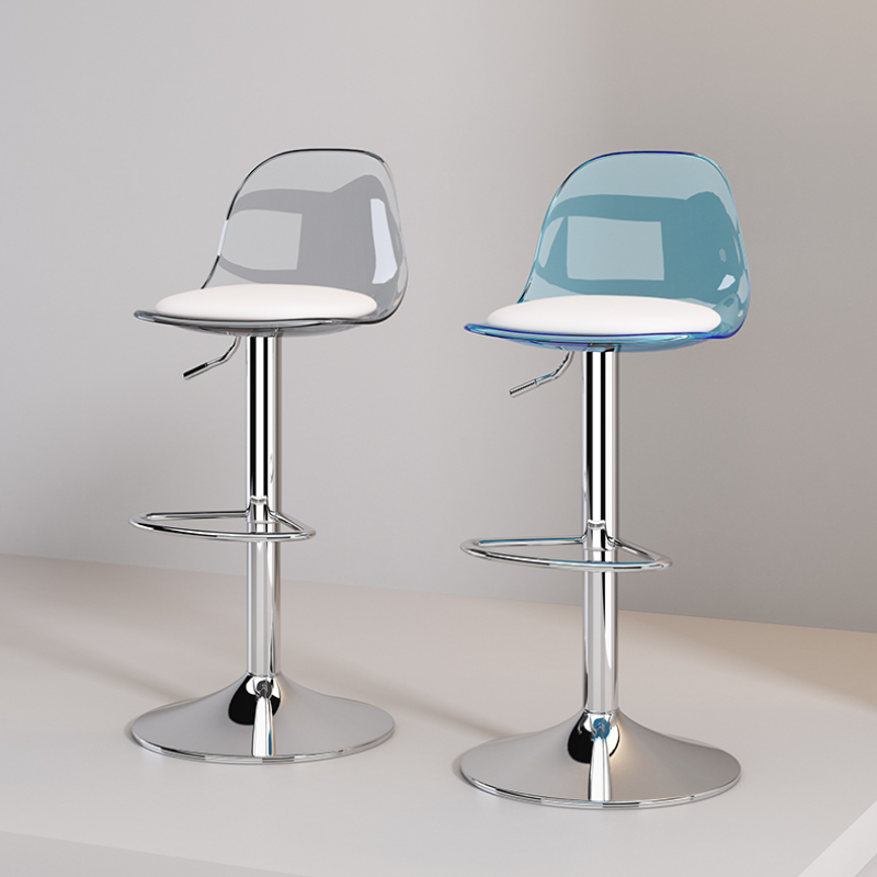 Acrylic Transparent Stool Heig - Home Bar Lounge reseña y precio