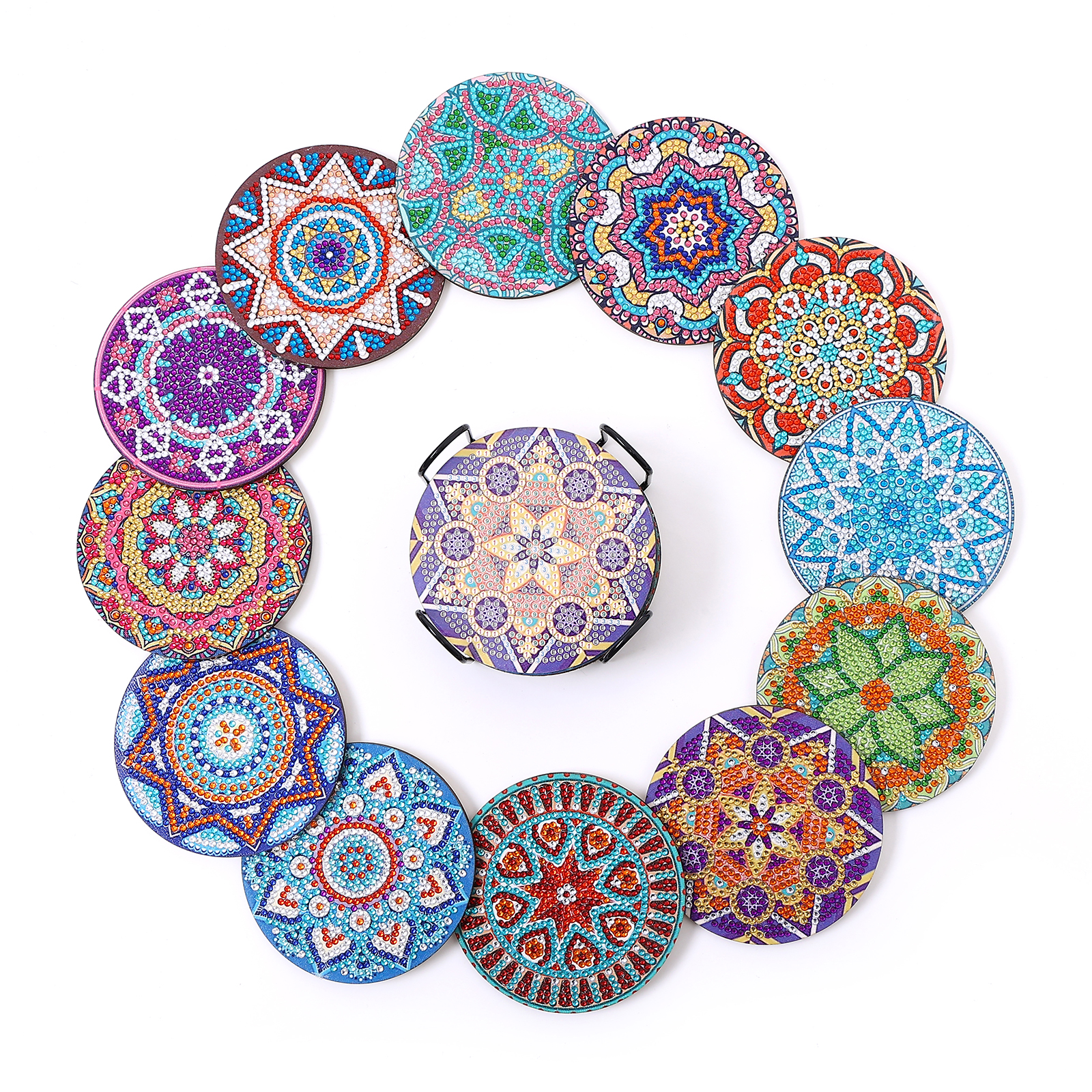 12Piece Manda Floral Pattern C - Home Barista reseña y precio