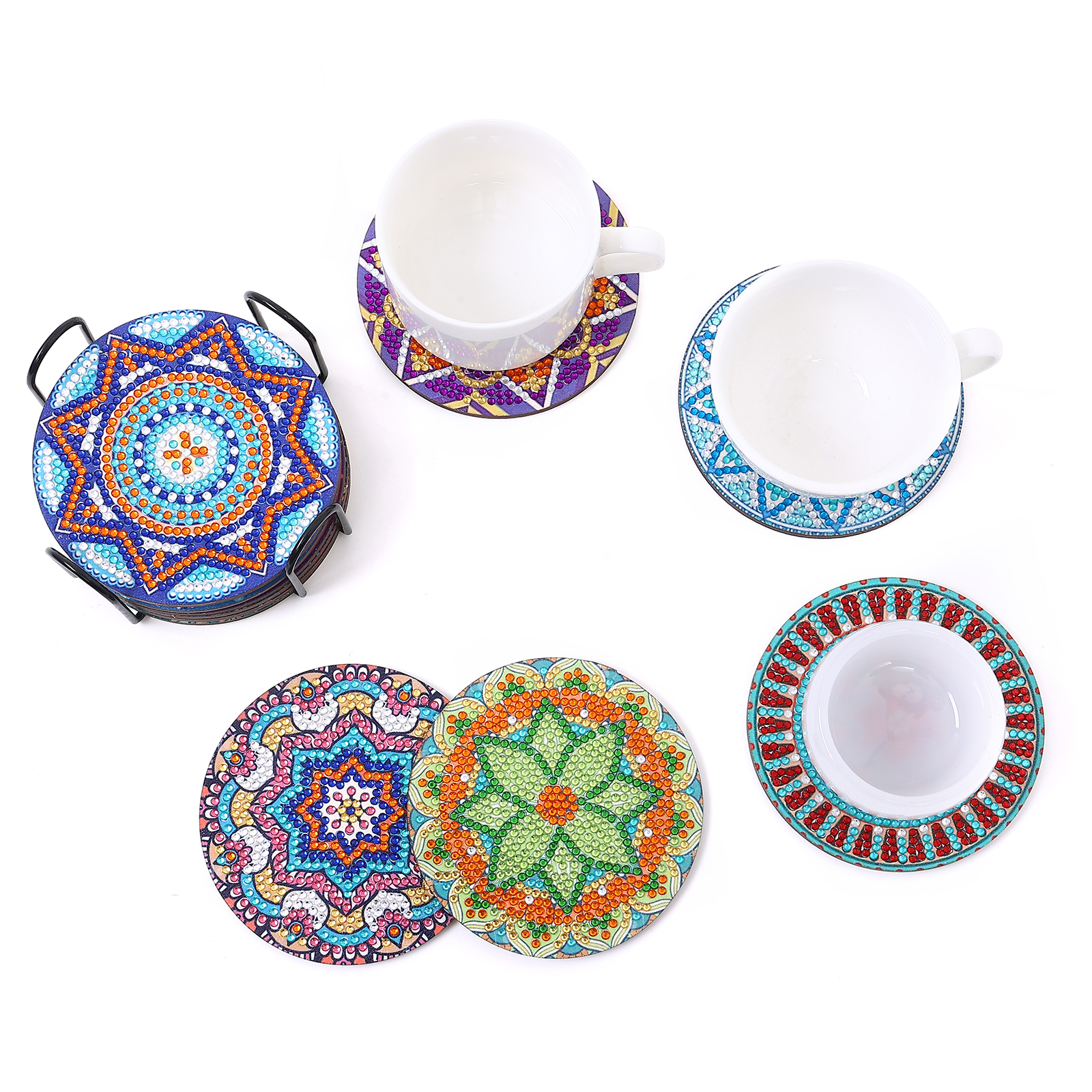 12Piece Manda Floral Pattern C - Home Barista reseña y precio