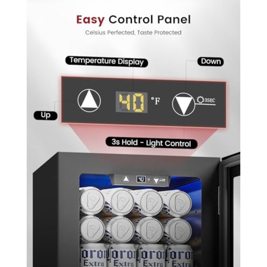 Beverage refrigerator for offi - Home Bar And Fridge reseña y precio