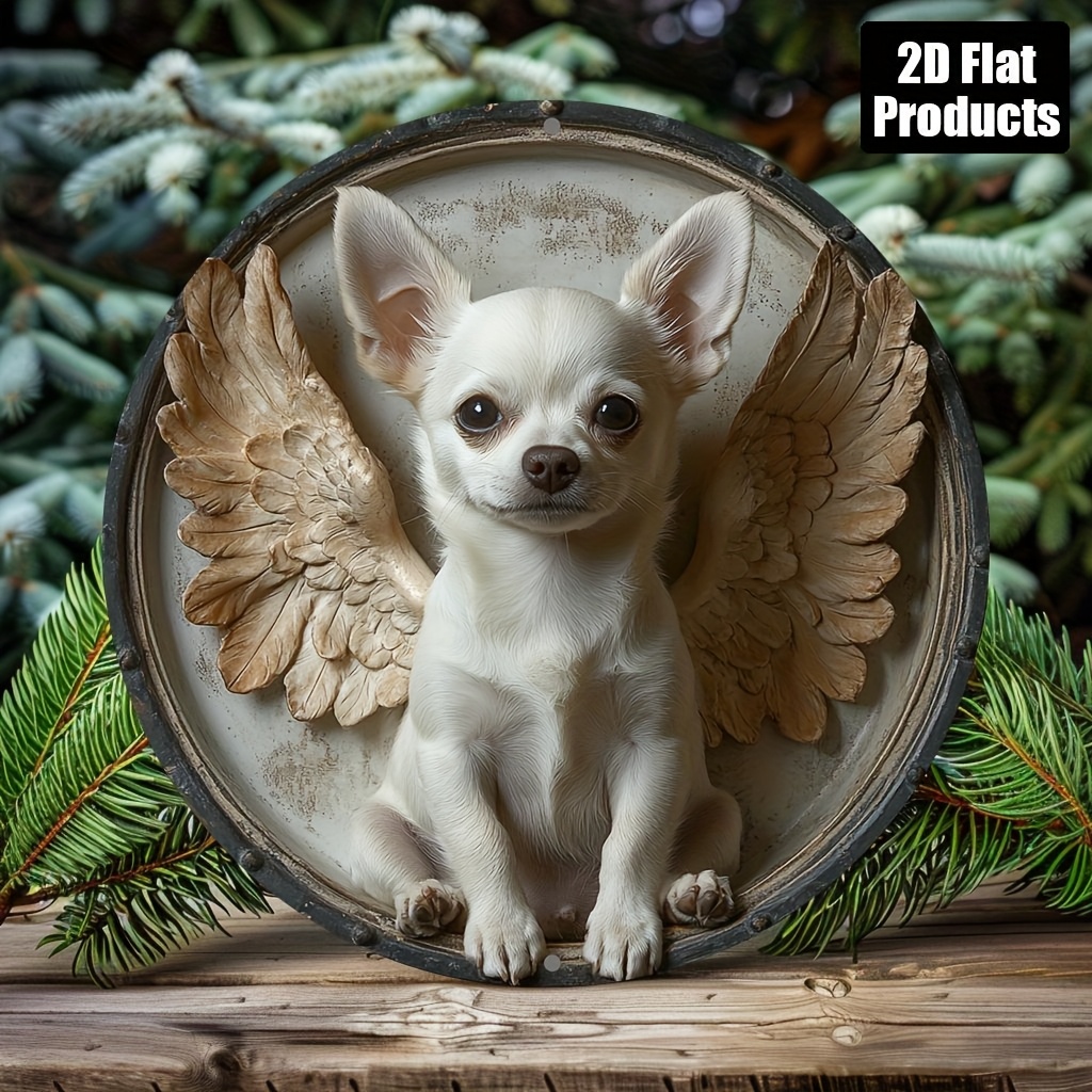 2D Flat, 1pc, Chihuahua Theme, - Home Bar And Kitchen reseña y precio