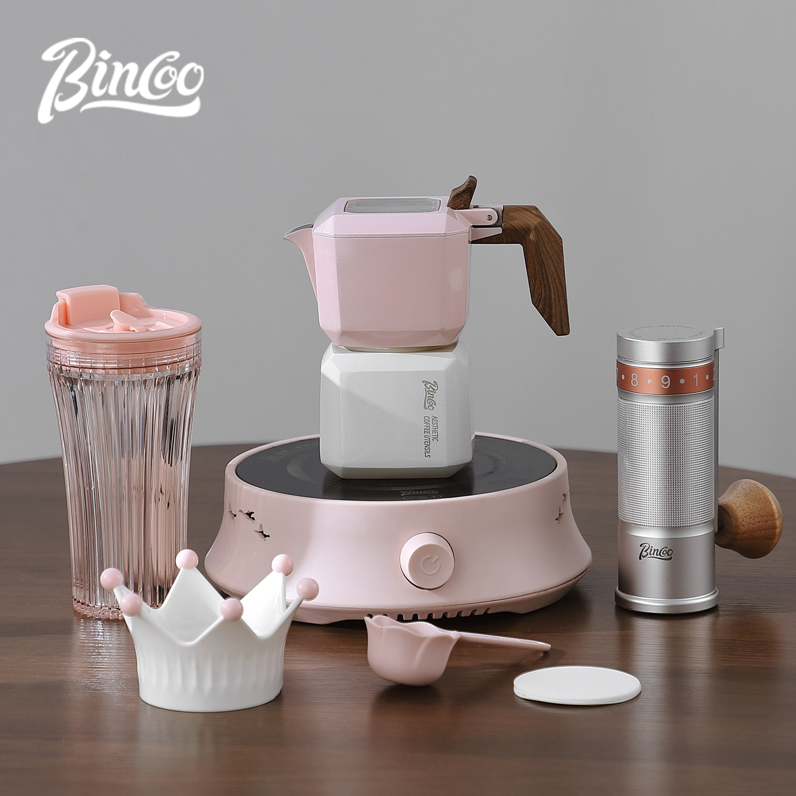 BINCOO Dual Valve Moka Pot Squ - Home Barista reseña y precio