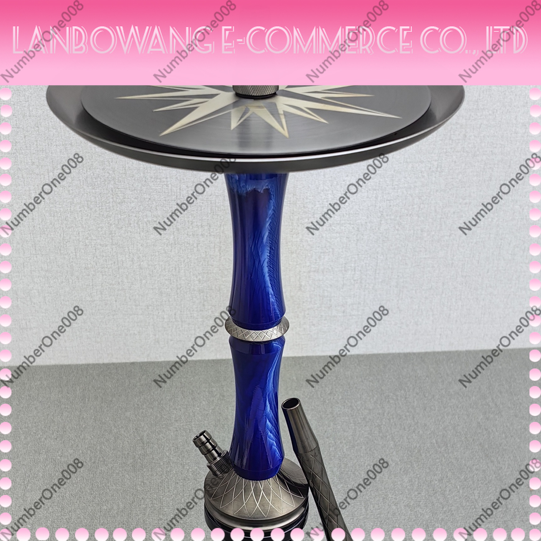 Stainless Steel Hookah Set Pea - Home Bar Lounge reseña y precio