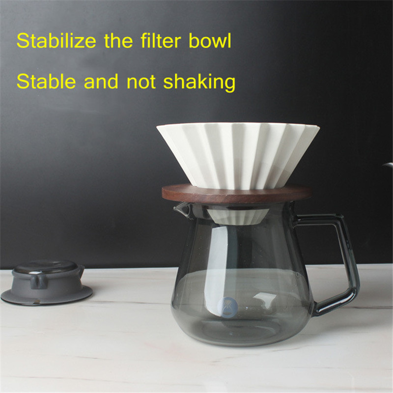 Wooden Pour Over Coffee Filter - Home Bar Stand reseña y precio
