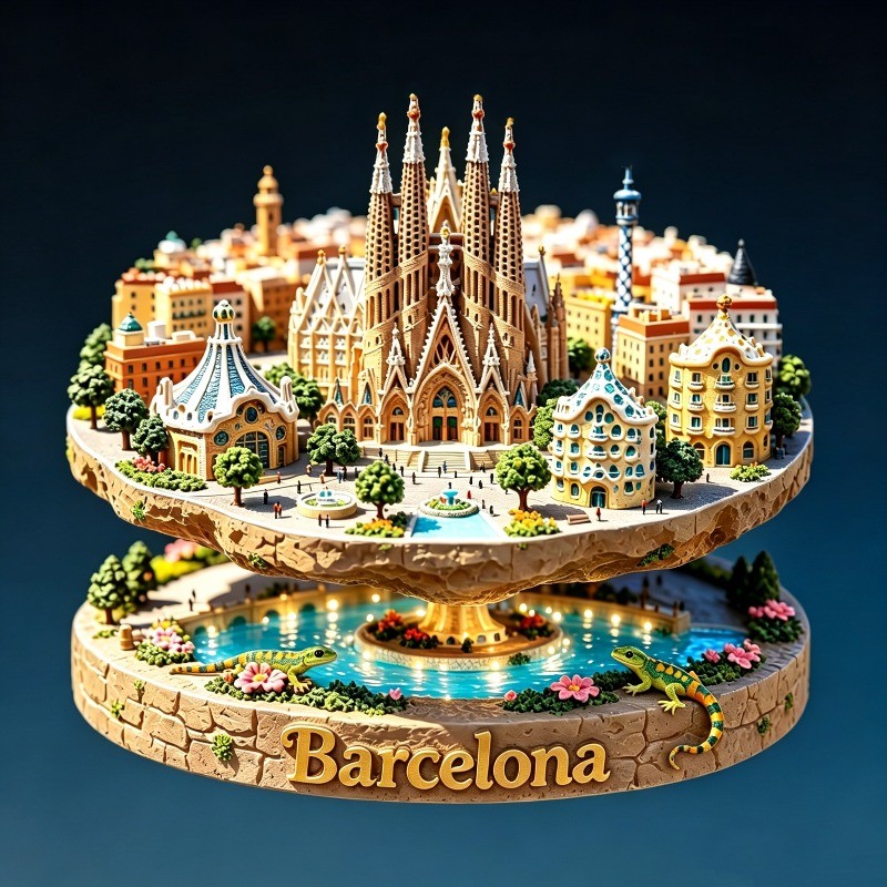 Spain Metal Fridge Magnets Bar - Home Barcelona reseña y precio