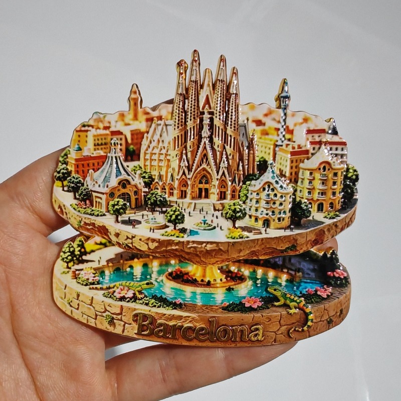 Spain Metal Fridge Magnets Bar - Home Barcelona reseña y precio