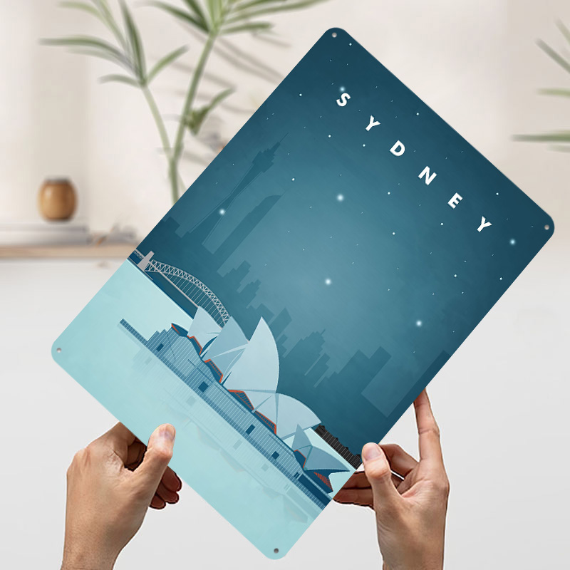 Sydney Travel Poster Customize - Home Bar Sydney reseña y precio