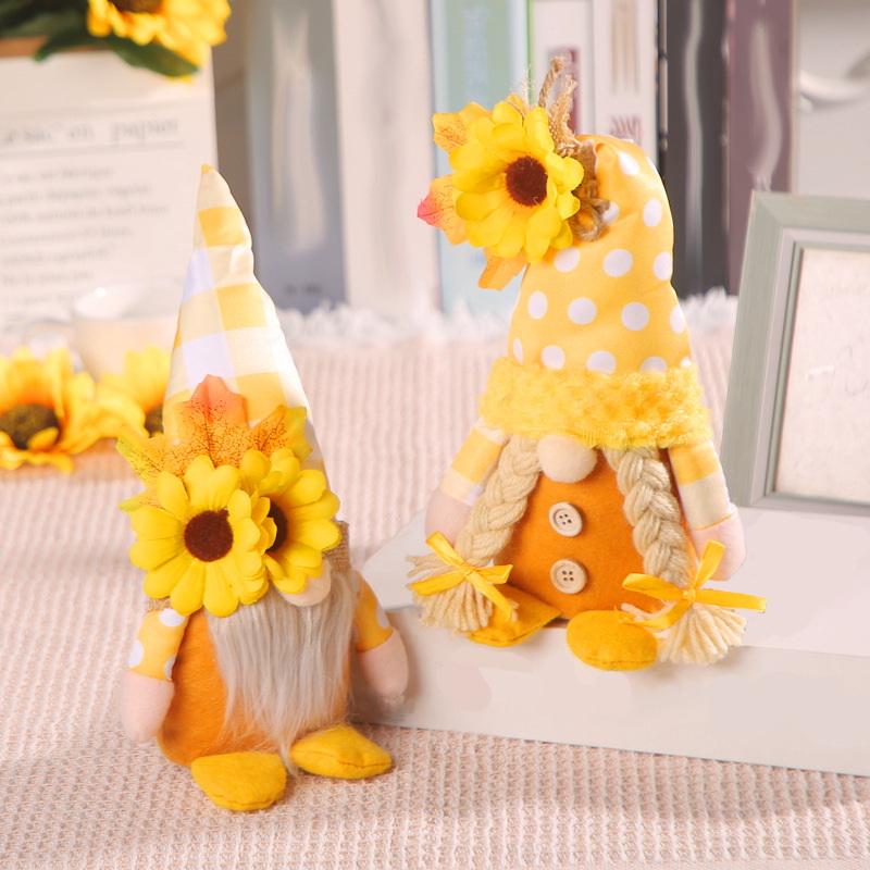 New Sunflower Farmhouse Gnome  - Home Bargains reseña y precio