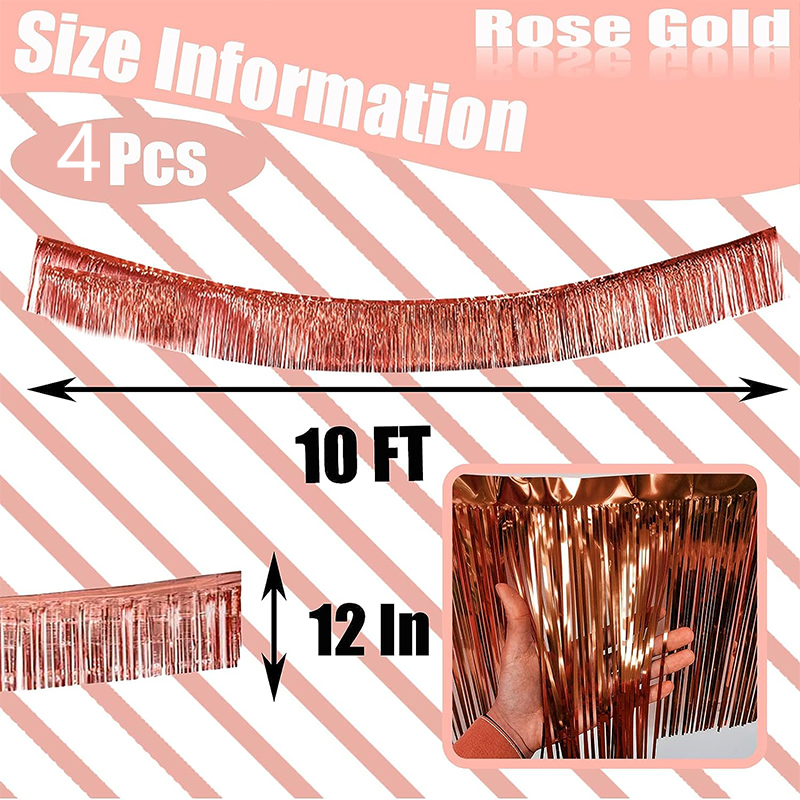 30x300CM Foil Fringe Garland S - Home Bargains reseña y precio